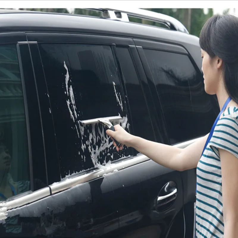 Автомобильный скребок 45 см аксессуары для чистки окон воды из нержавеющей стали