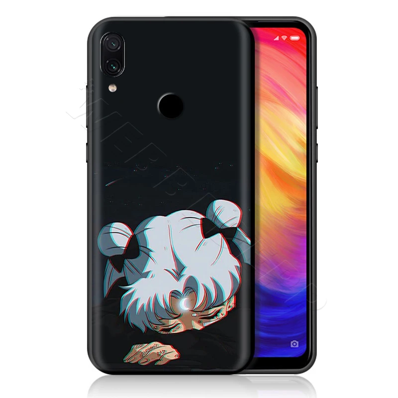 Грустно аниме эстетика vaporwave чехол для Xiaomi Redmi 4A 4X5 5A 6 6A 7 7A S2 Примечание Go K20 Pro Plus премьер-8 T