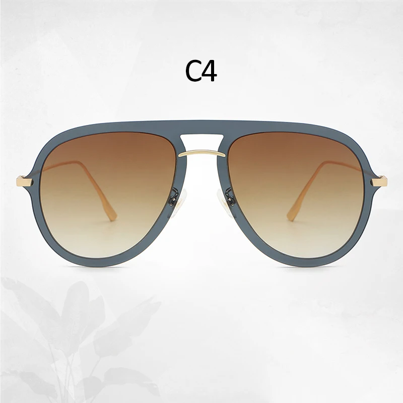 New Vintage Rimless Pilot Sunglasses Women Men Retro Fashion Sun Glasses Trendy Lady Luxury Brand Eyewear Men Silver Gray Shades