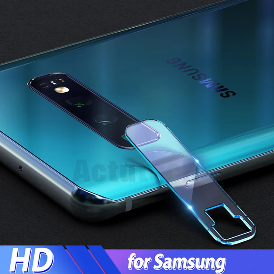 Прозрачное закаленное стекло для задней камеры Samsung Galaxy Note 9 8 S8 S9 S10 Plus|Защитные
