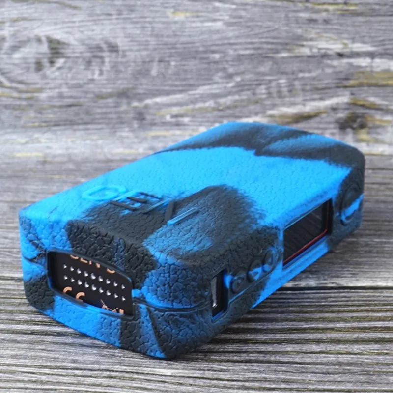 2 шт Защитный силиконовый чехол для GEN 220w pod mod kit текстура кожи Чехол резиновый