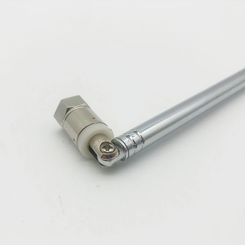 FM Radio Aeria Telescopic FM Aerial Replacement F Type Female Plug Connector w/ 3 Adapter Indoor Receiver Audio Radio