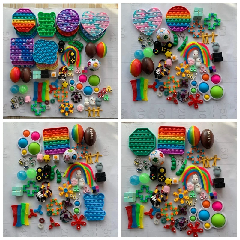 

Fidget Toys Anti Stress Set Stress Relief Relief Stress Dimple Toy Adult Autism Anxiety Kid Funny Anti-stress Special NeedToys