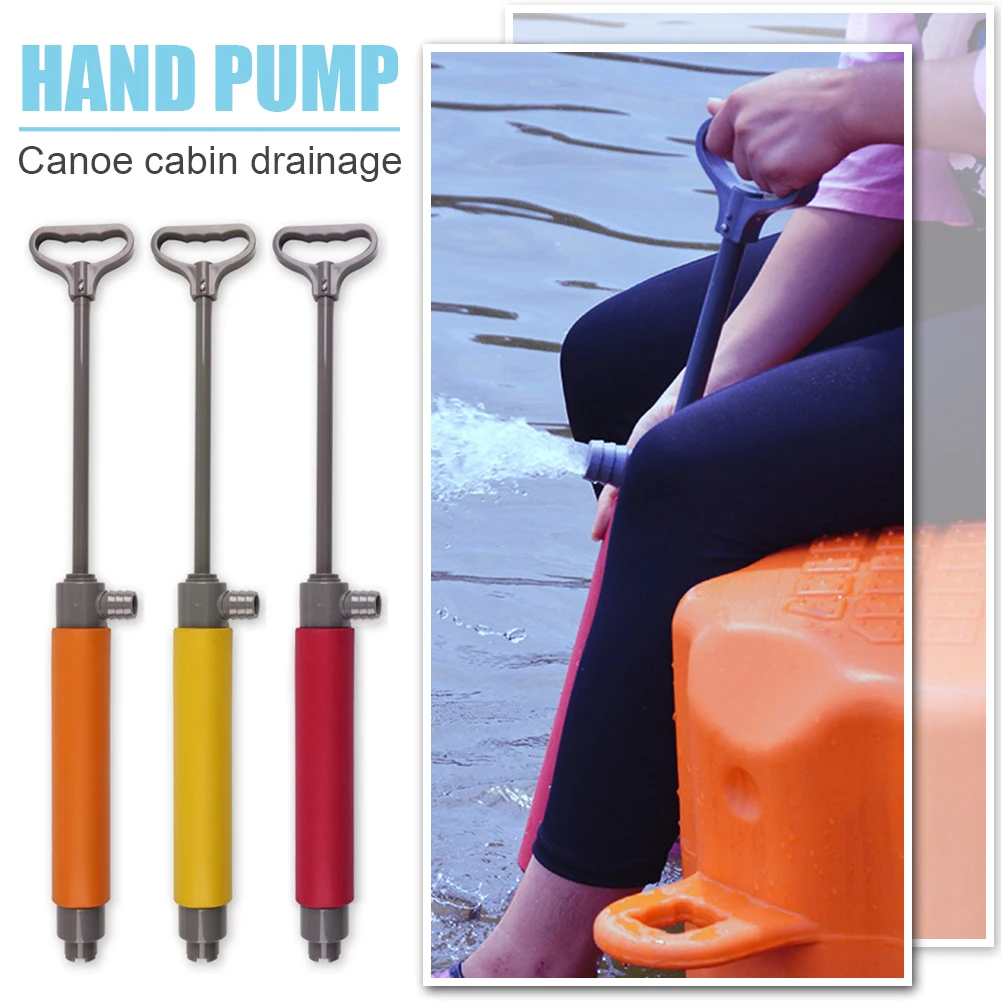 

46cm Kayak Rescue Bilge Hand Pump Canoe Floating Plastic Hand Pump for Emergency Survival Rescues Boat Kayak Water Accessories