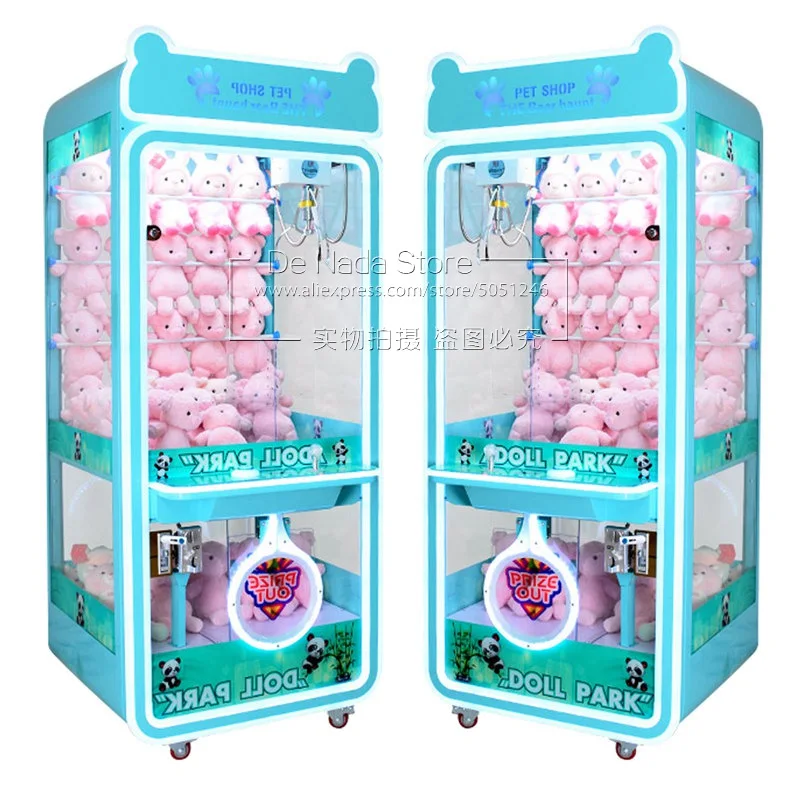 Торговые центры для детей и взрослых машина захвата плюшевых игрушек с