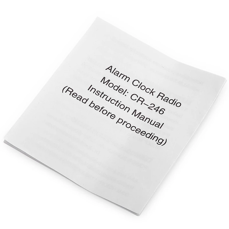 Современный Дизайн Будильник Fm-радио с двойным будильником функция повтора сна