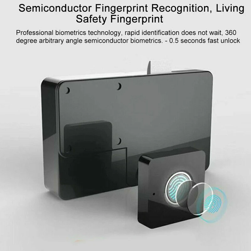 Экономичный смарт замок со сканером отпечатков пальцев БЕСКЛЮЧЕВОЙ