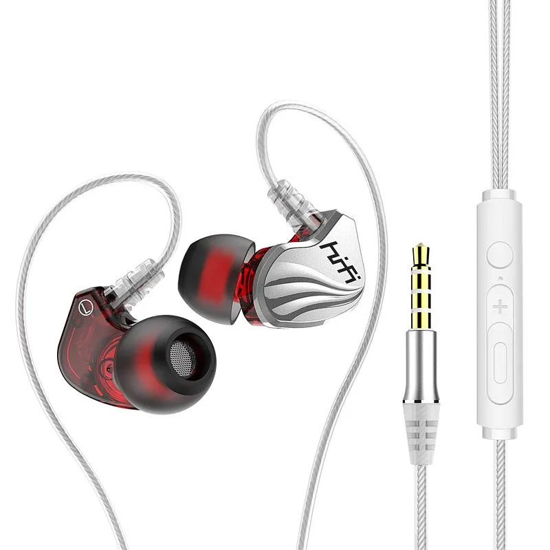 Olhveitra 3 5 мм In Ear аудиофоны проводные наушники для iPhone Android Handsfree Спорт бас стерео
