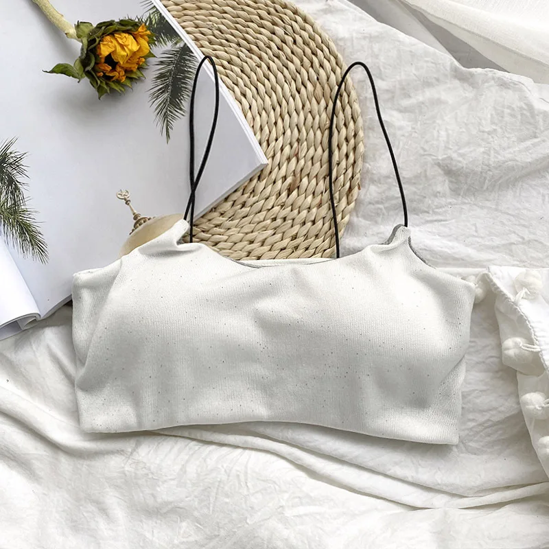Женский укороченный топ бесшовный нижнее белье женский сексуальное со съемной