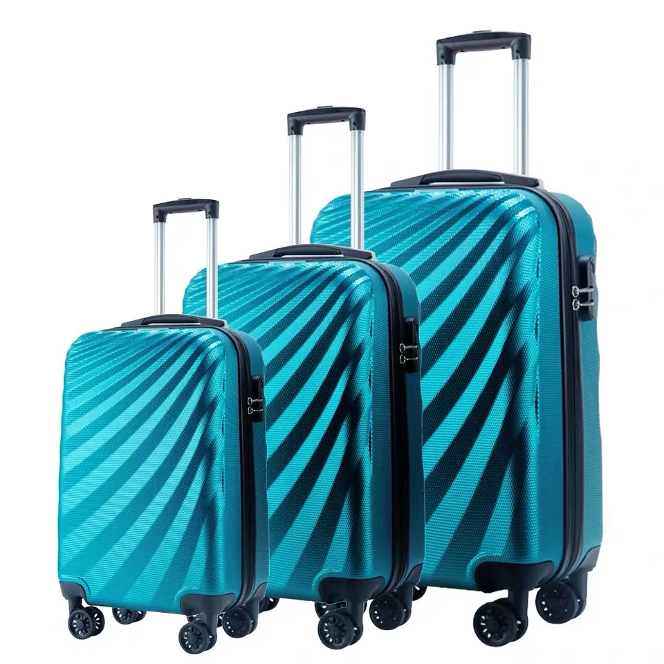 Luxury PC travel luggage bag fashion trolley suitcase with wheel 24 drop-resistant suitcase 20/24/28 inch scratch-resistant case