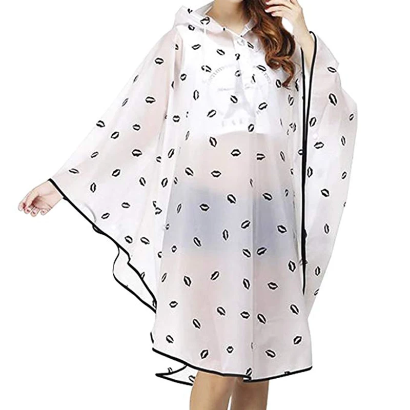 Дождевик с капюшоном Женский многоразовый дождевик пончо куртка складывающийся