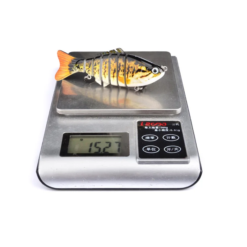5pc 10cm 15g Wobblers Pike Fishing Lures Artificial Multi Jointed Sections Hard Bait Trolling Carp Tools | Спорт и развлечения