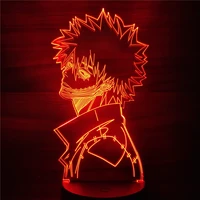 anime figures my hero academia dabi 3d night lights the amazing heroes toys model doll action figurine collection lighting gift