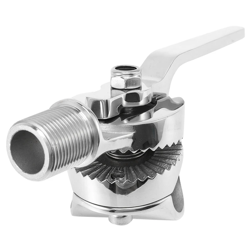 

Marine Boat Vhf Antenna Ratchet Base Clamp On / Rail Mount 316 Stainless Steel