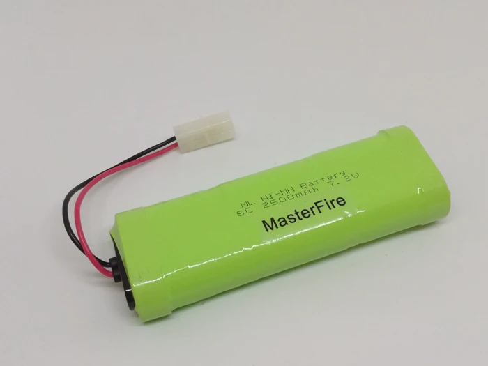 MasterFire 2 упак./лот абсолютно новый SC 7 V 2500mAh Ni-MH аккумулятор перезаряжаемые NiMH