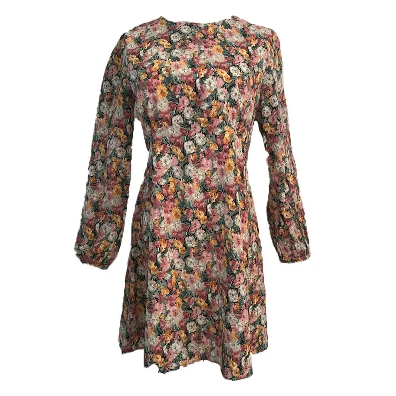 Винтажное элегантное платье Alien Kitty с цветочным принтом женские пикантные