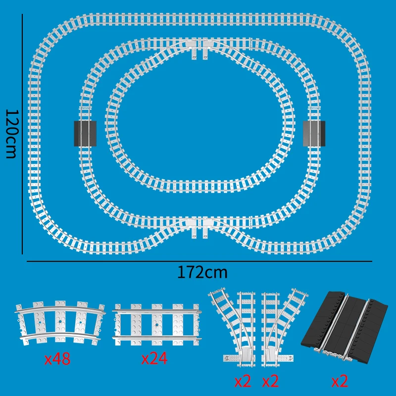 Высокотехнологичный Электрический конструктор MOC на батарейках классический