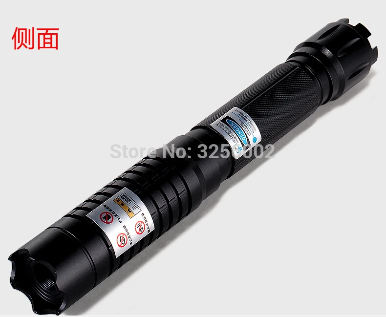

HOT! High Power Military 1000000m 100w Blue Laser Pointers 450nm Flashlight Burning Match/Burn light cigars/candle/black Hunting
