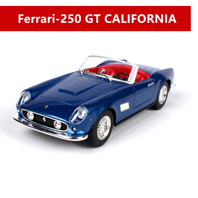 250GT Bburago 1:24 Ferrari 599GTO модель автомобиля литье под давлением Металлическая Модель Детская игрушка бойфренд подарок имитация сплава автомобиль коллекция - Цвет: 250GT