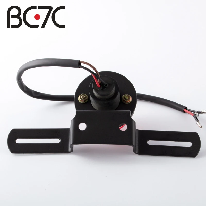 Мотоциклетный Ретро красный круглый стоп сигнал с кронштейном для Harley круиз