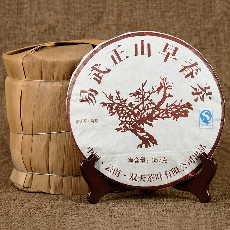 Китайский Юньнань старый спелый торт 357 г китайский чай забота о здоровье пуэр