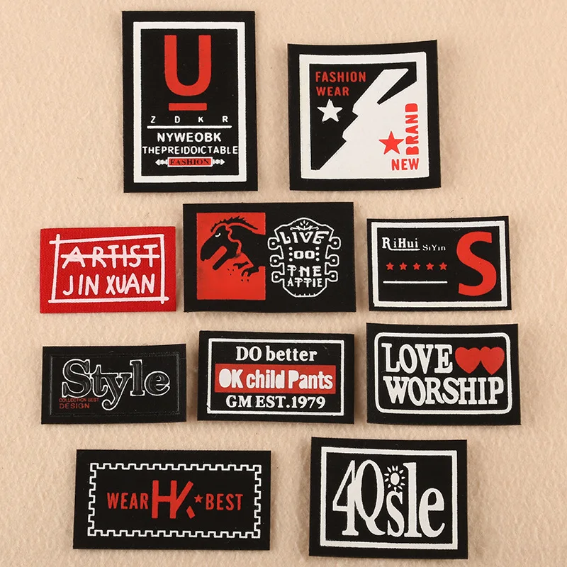 Тактический боевой дух черные буквы слова логотип железные нашивки для куртки