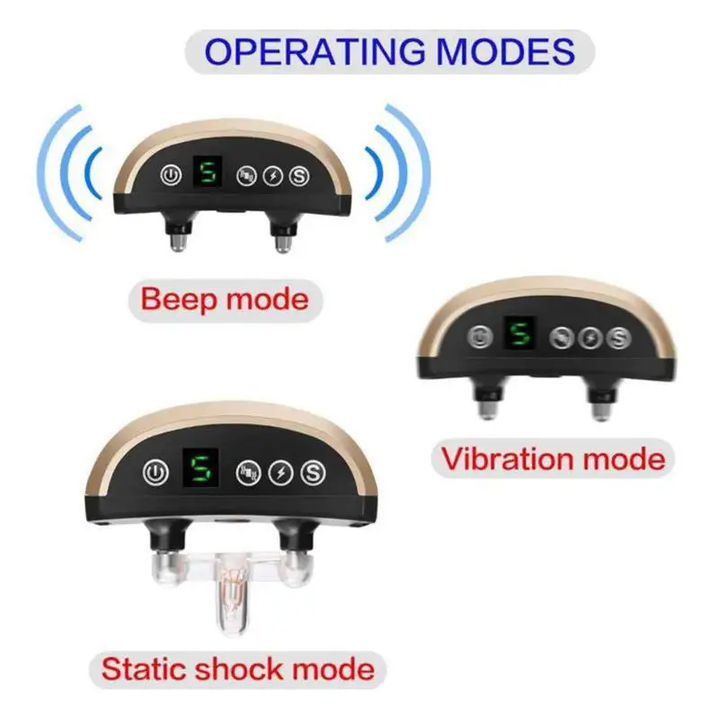 

Waterproof Pet Dog Anti Barking Device USB Electric Dogs Training Collar Dog Stop Barking Vibration Anti Bark Collar Dropship
