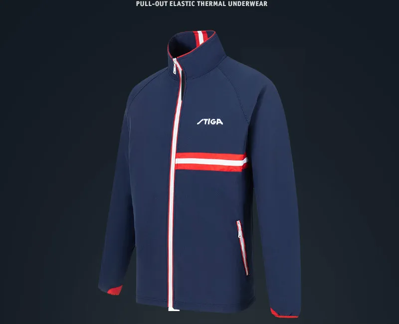 Оригинальная одежда для настольного тенниса Stiga мужчин и женщин Спортивная кофта