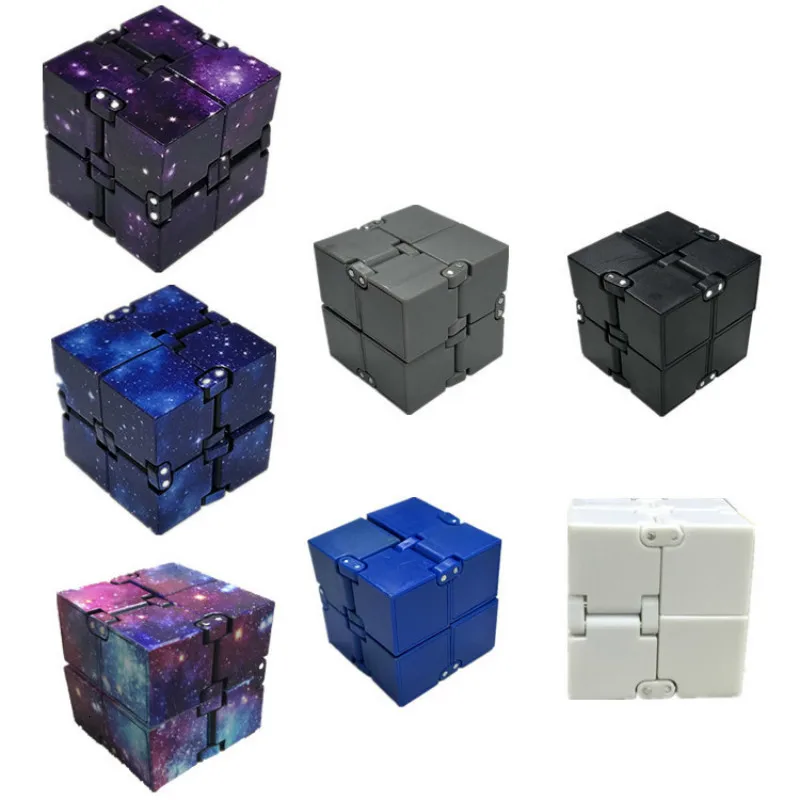 Infinite neounlimited Cube Decompression Bibasic Toys Spot Supplies Water Transfer hand spinner Factory Plastic magnetic balls |