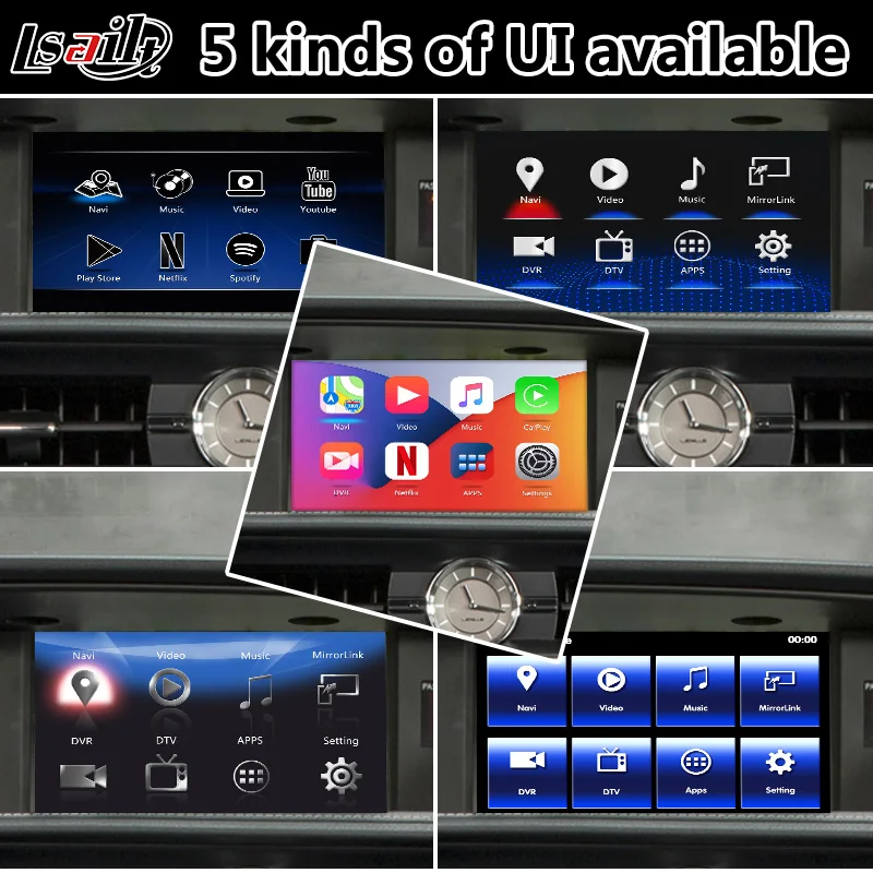 Lsailt Android Carplay интерфейс для Lexus ES350 ES модель 2014 2018 с управлением мышью