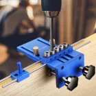 28 шт.компл. Универсальный джига высокой точности Doweling устройство Doweling комплект 3 в 1 Дырокол позиционирования руководство для деревообрабатывающие столярные