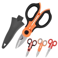 21 high carbon steel scissors household shears tools electrician scissors stripping wire cut tools for fabrics paper a