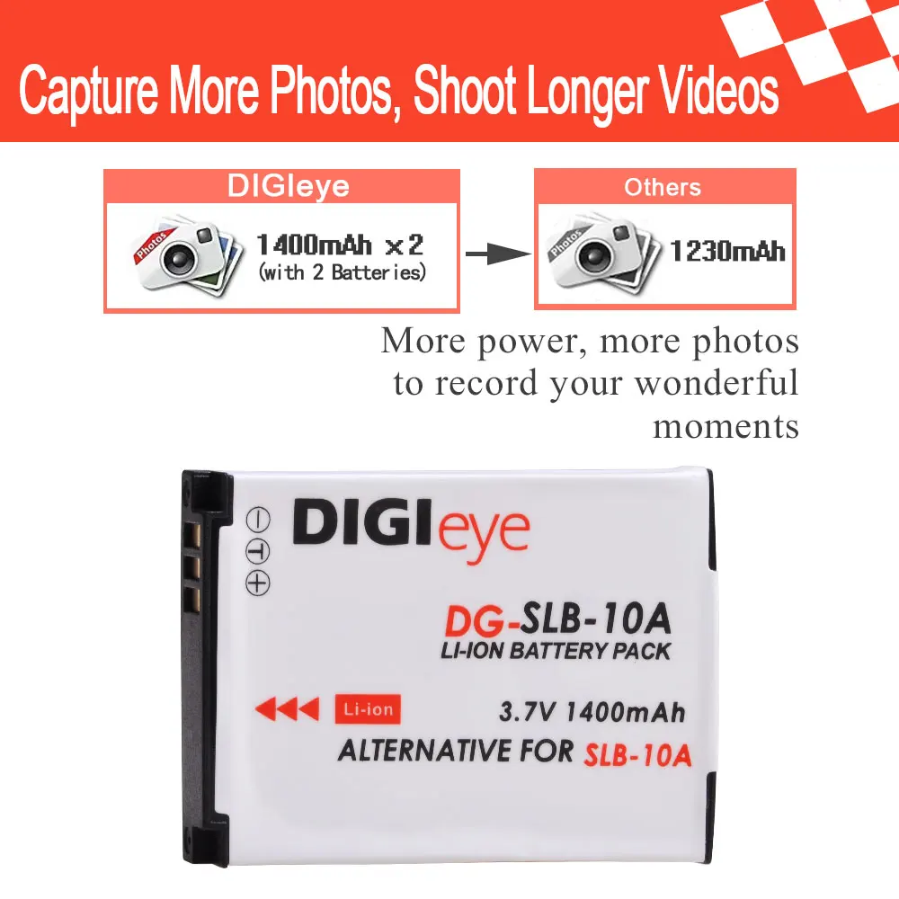 Фото Аккумуляторы для Samsung EX2F, HZ15W, SL202, SL420, SL820, WB150F, WB250F, WB350F, WB750, WB850F, WB1100F, 1400 мАч №3