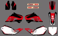 h2cnc decal sticker graphics background for honda cr125 cr250 1997 1998 1999 cr 125 250
