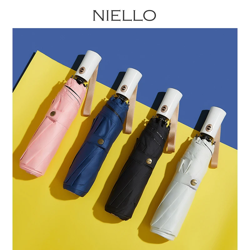 Зонт от солнца женский для путешествий улицы автоматический зонт портативный