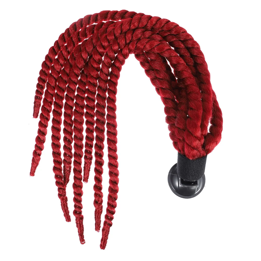 

Motorcycle Helmet Decoration Helmet Braid Wig Ornament Reusable Helmet Decor