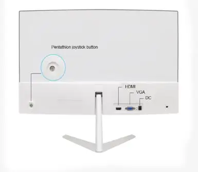 Монитор 24 дюйма 27 дюймов изогнутый 75 Гц 1920*1080 SPVA компьютерный экран полный вход