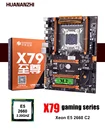 Материнская плата HUANANZHI Deluxe X79 LGA2011 со слотом M.2 SSD, Материнская Плата ЦП Intel Xeon E5 2660 2,20 ГГц, распродажа, 2 года гарантии