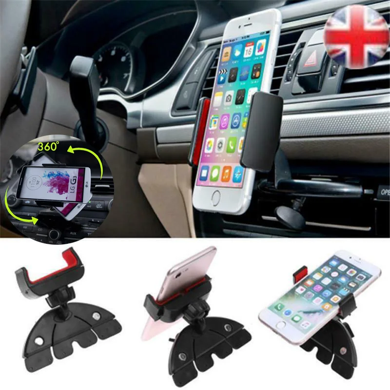 Универсальный держатель для телефона вращающийся на 360 градусов в автомобиле