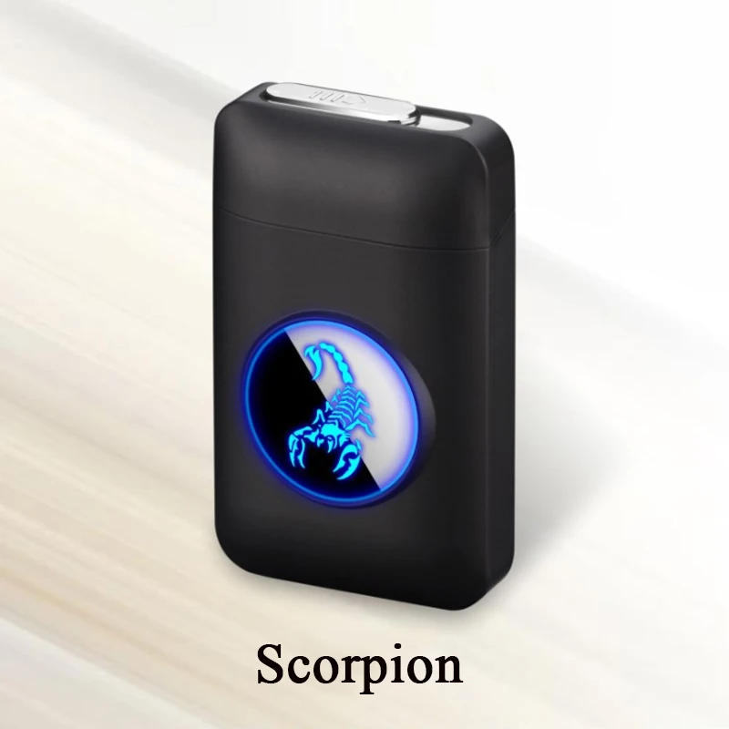 Полимерный металлический чехол для сигарет электрическая зажигалка прямые