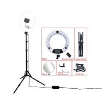 fusitu fe 480ii 96w 18 inch professional led ring light lamp round with stand remote makeup lighting video ring lamp for youtube