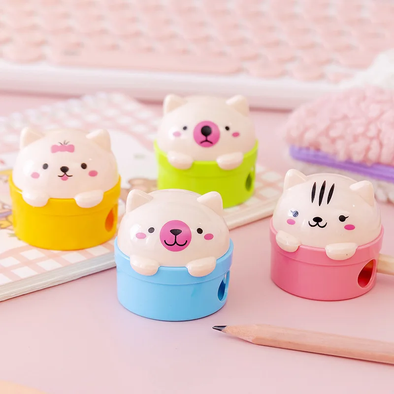1 Piece Kawaii Stationery Creative Pencil sharpener Kid Children Pencil Sharpener Office Supply Gift Kawaii School Accessories