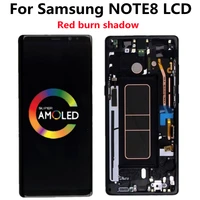 6 3 original super amoled display for samsung galaxy note8 lcd n950 n950f display touch screen replacement partsframe