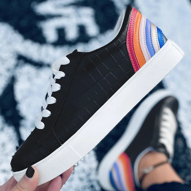 

Женские туфли из ПУ кожи, на плоской подошве, на шнуровке