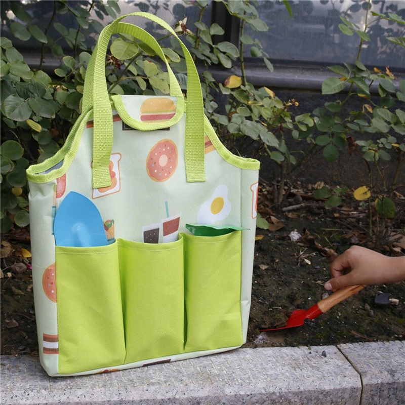 

Children's Gardening Tools Bag Tote Bag Can Put Shovel, Rake, Fork, Apron, Gloves, Watering Can