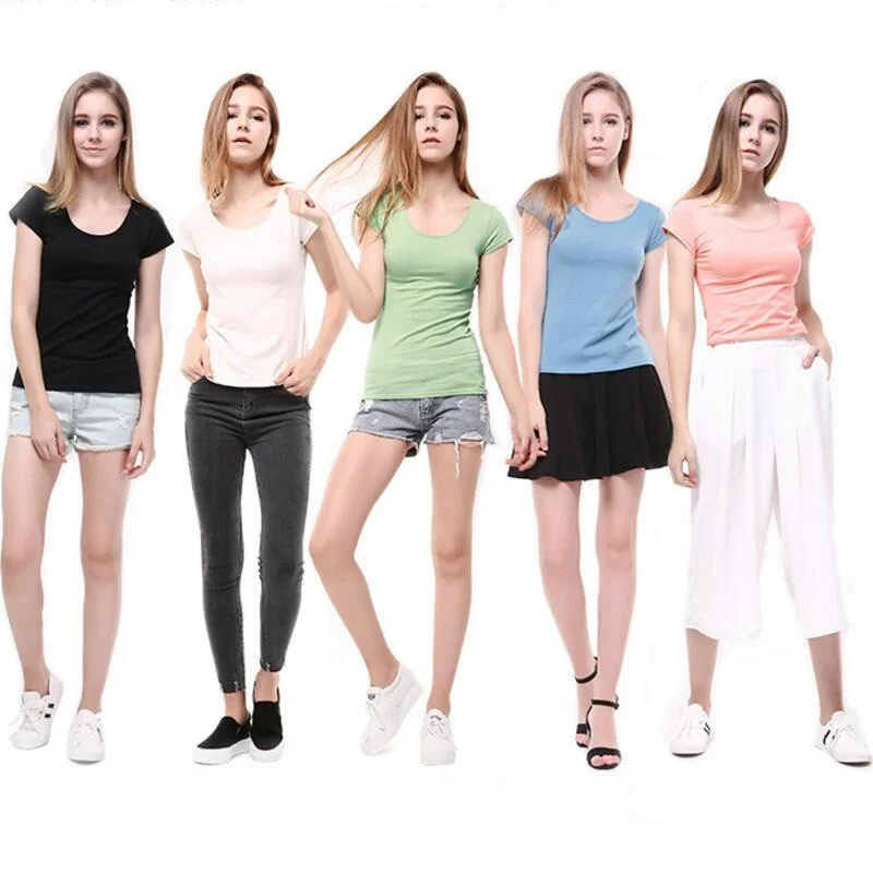 Новая летняя футболка с круглым вырезом и коротким рукавом для маникюрного