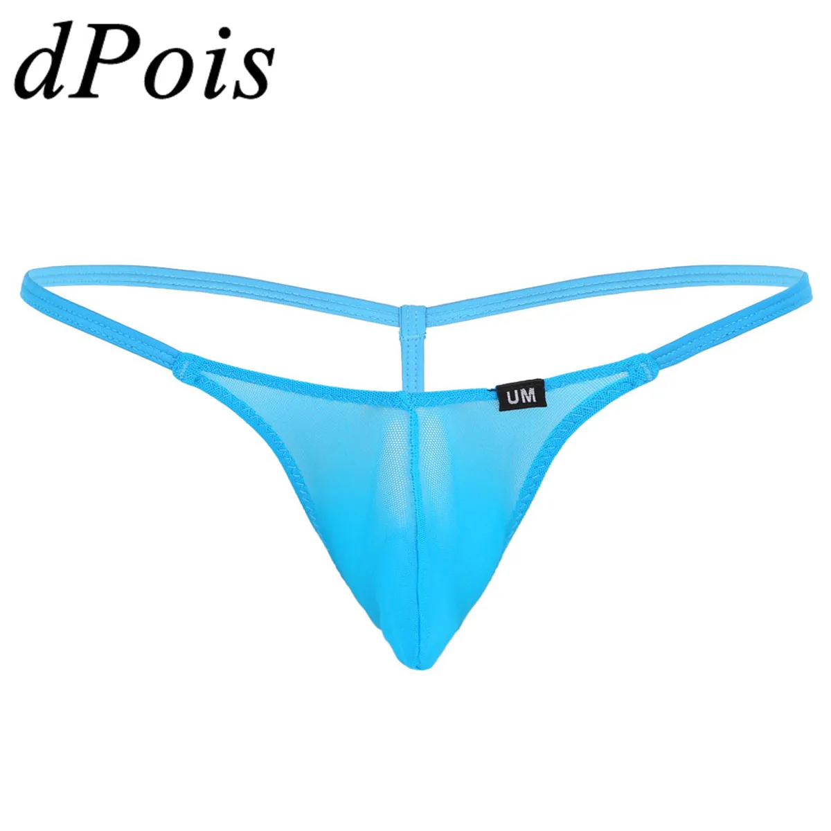 Мужские Трусы стринги Прозрачные Трусики бикини с карманом Купальник для