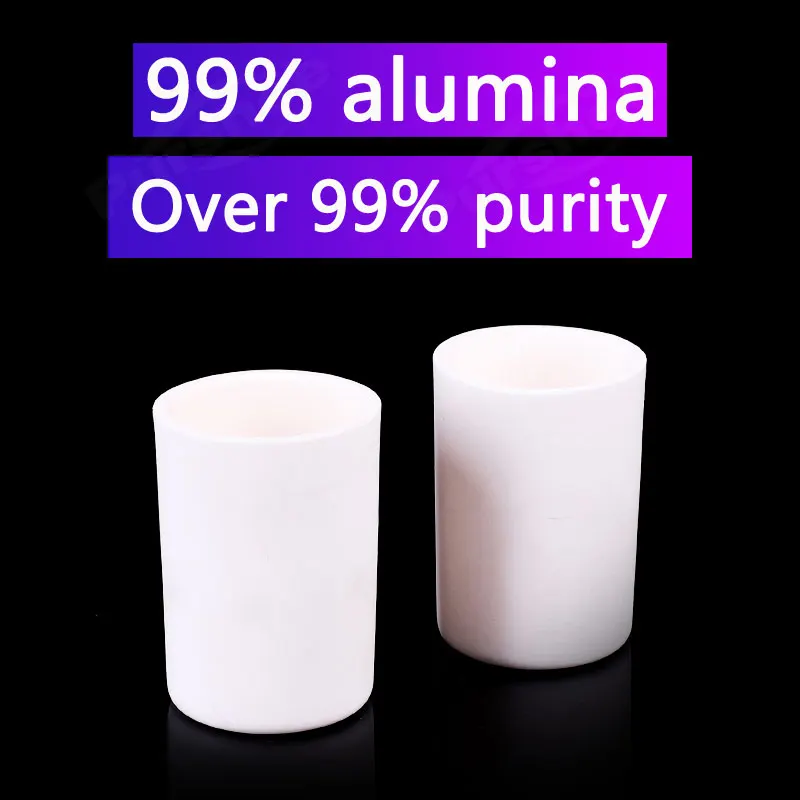 

Size:D88*143mm 99% Alumina corundum cylindrical crucible