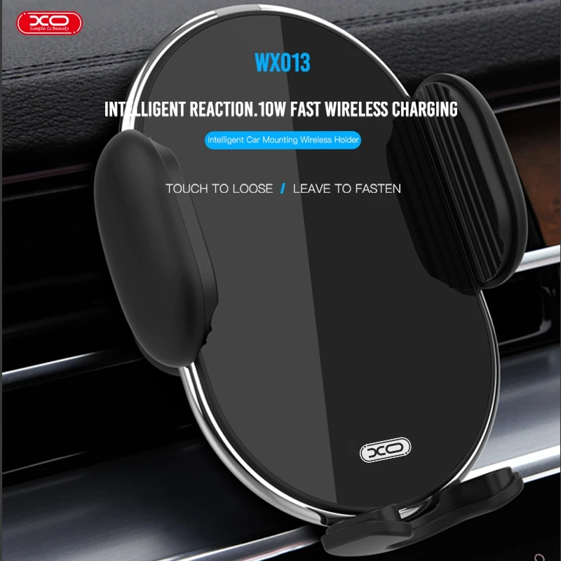 XO WX013 Qi автомобильное беспроводное зарядное устройство для iPhone 11 Pro Max samsung S10