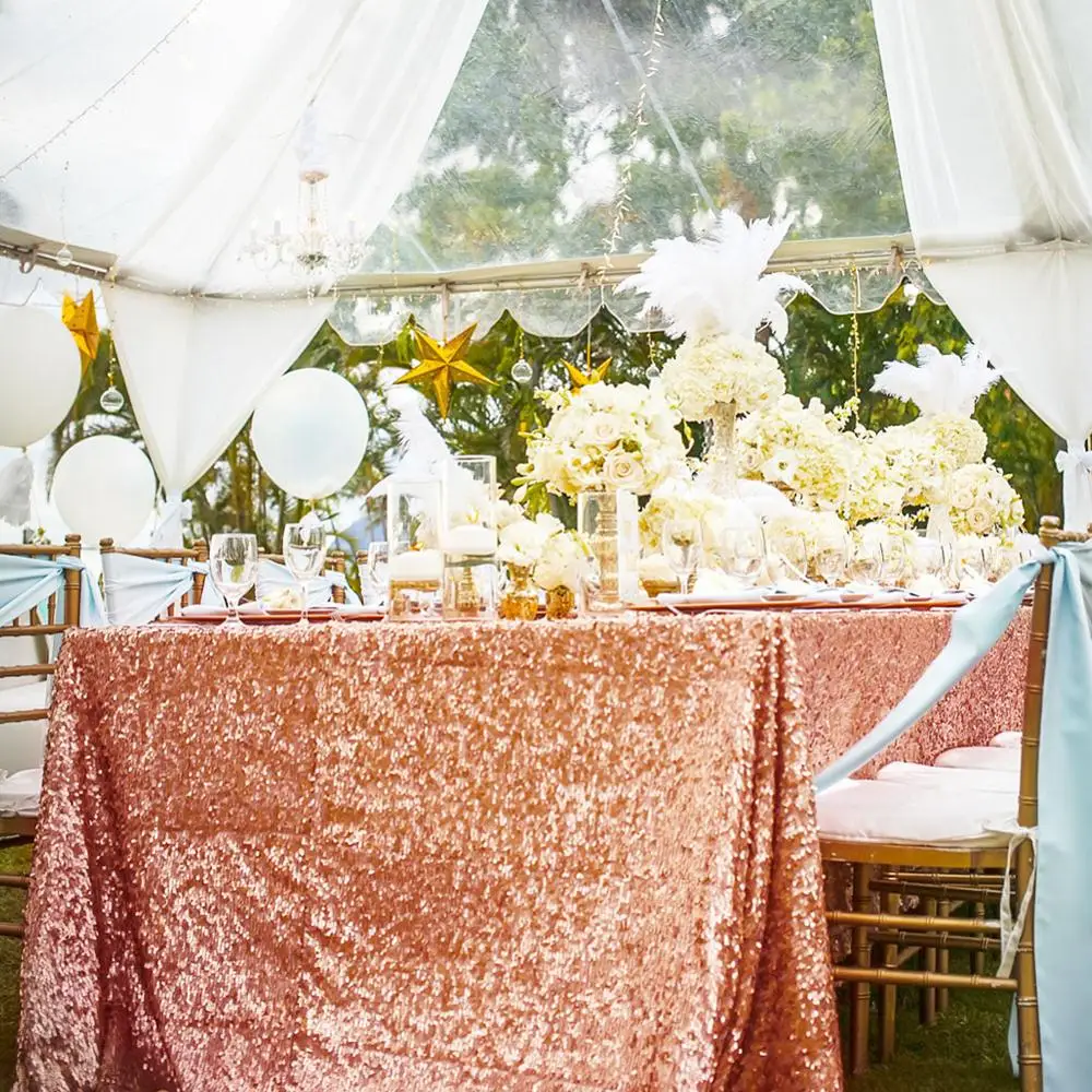 1х скатерть с блестками блестящая круглая и прямоугольная для свадебного